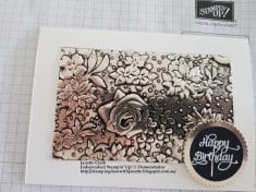 SDC555 Country Floral Dynamic Textured Impressions Embossing Folder