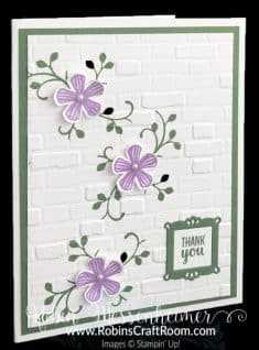 Thoughtful Blooms Brick Wall