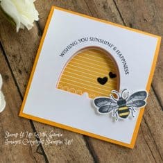 Stampin’ Up! Honey Bee Quick and Simple Card – Stamp It Up with Jaimie