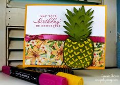 Facebook Live – “W” Fun Fold Timeless Tropical – Scraps By Sissy