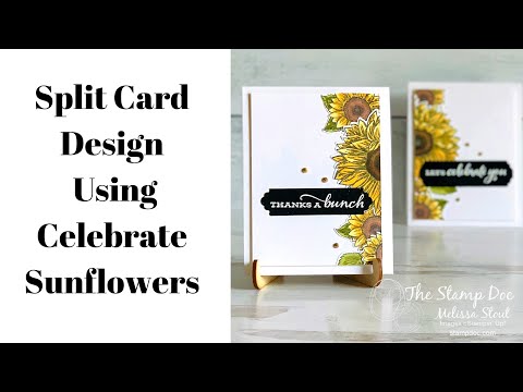 (88) 4 Split Card Designs using Celebrate Sunflowers and more (Facebook Live replay 05/22/2020) – YouTube