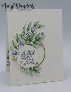 Stampin’ Up! Forever Fern for the Happy Inkin’ Thursday