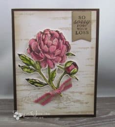 Something Old & Something New ~ Prized Peony | Stamp with Jenn