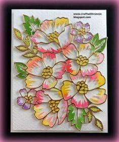 Blossoms In Bloom Meets Watercoloring