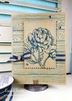 Prized Peony Stamp Set – 1 Card, 3 Different Looks – Scraps By Sissy