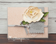 The Stampin’ Chic: Peony Garden 3D Flower