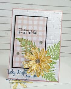 Thinking of You Sweet Friend – Vicky Wright, Independent Stampin Up! Demonstrator