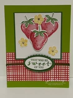 Berry Blessings & Berry Delightful Designer Series Paper & Sweet Strawberry; Sale-A-Br ...