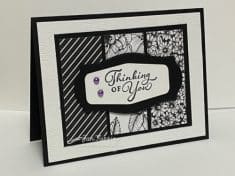 True Love Designer Series Paper by Stampin’ Up – Sympathy Card