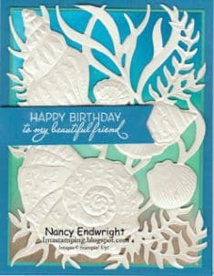 Imastamping in Indiana: Friends Are Like Seashells – Birthday Card to a friend