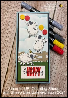 Stampin’ UP! Counting Sheep Sneak Peek | Cindy Lee Bee Designs