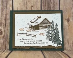 Peaceful Cabin created by Elaine Lampropolos