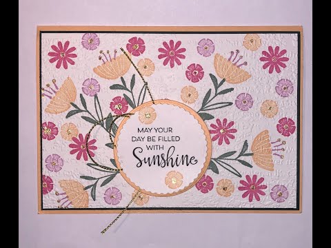 Celebrate with Flowers Stampin’ Up! 21 23 In Colours and Gilded Leafing – YouTube