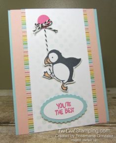 Party Puffins #15498 by toocoolstamping.com