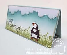 Party Puffins #15498 by Nina Janssen