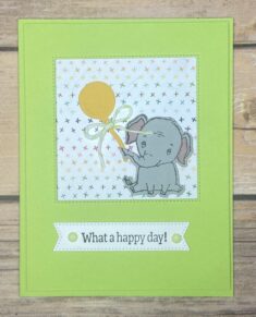 Elephant Parade created by Jackie Tillman for 2022 – 2023 Annual Catalog New Stamp Set Swap