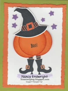 Nancy Endwright – Imastamping: Bewitching Pumpkin Witch