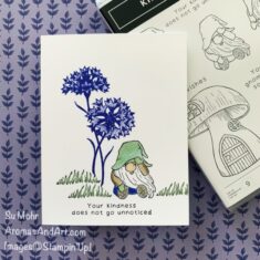 Sneak Peek of Kindest Gnomes on a One-layer Card – Aromas and Art