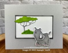 Stampin’ Up! Rhino Ready Bundle Cards – Create With Terri Gaines