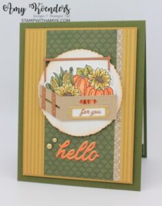 Stampin’ Up! Rustic Crate Fall Hello Card