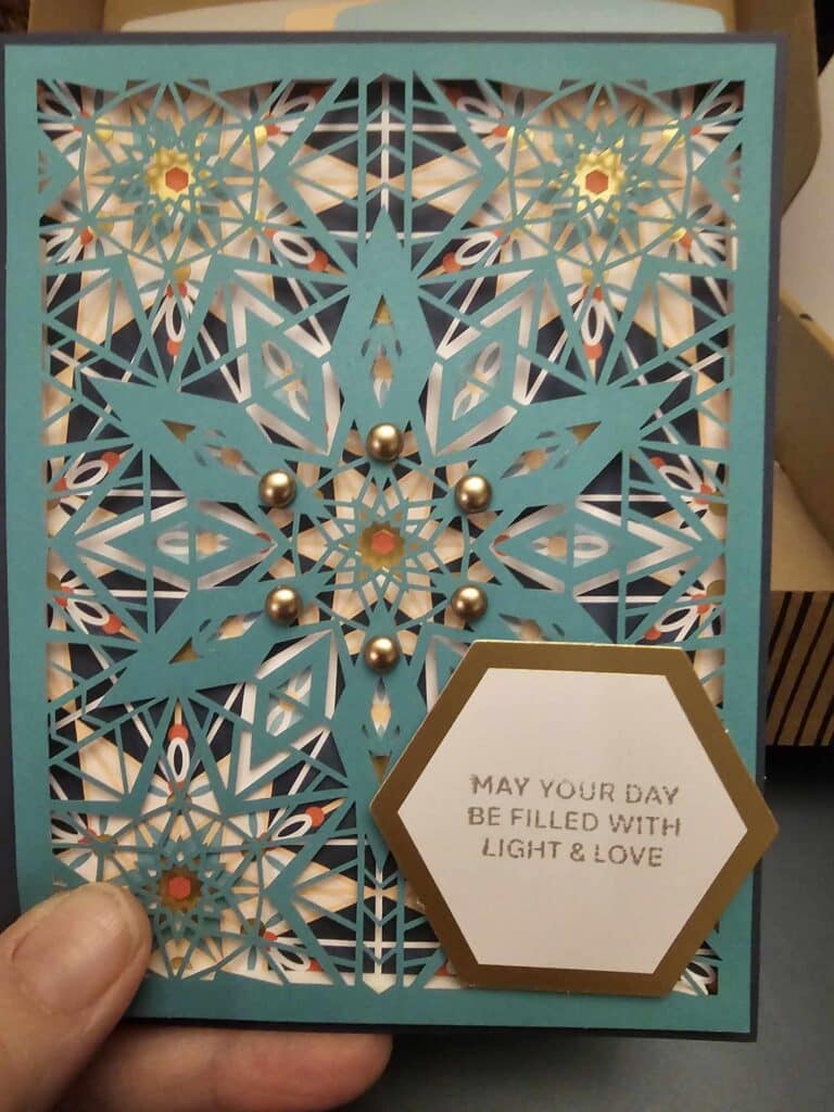 Colorful Kaleidoscope Kit Cards