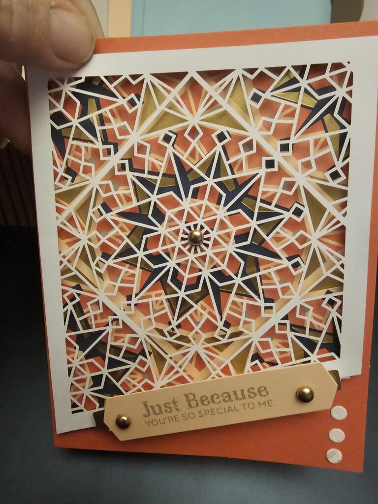 Colorful Kaleidoscope Kit Cards