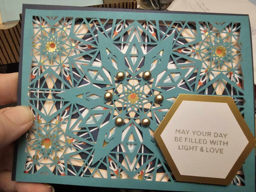 Colorful Kaleidoscope Kit Cards