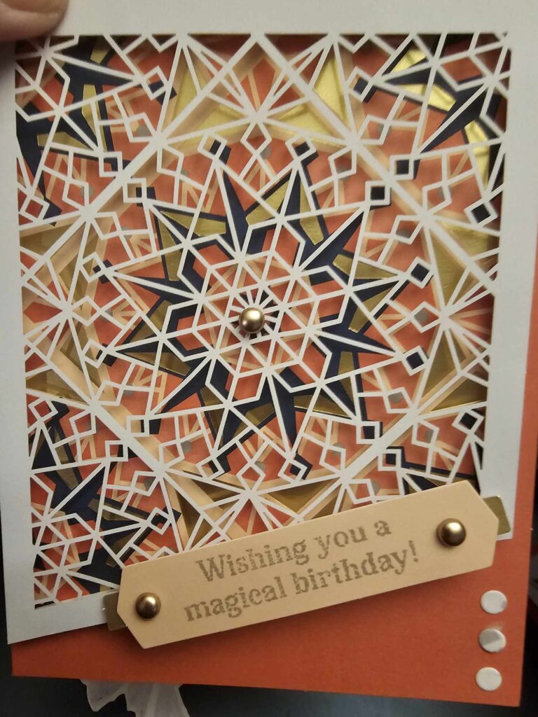 Colorful Kaleidoscope Kit Cards