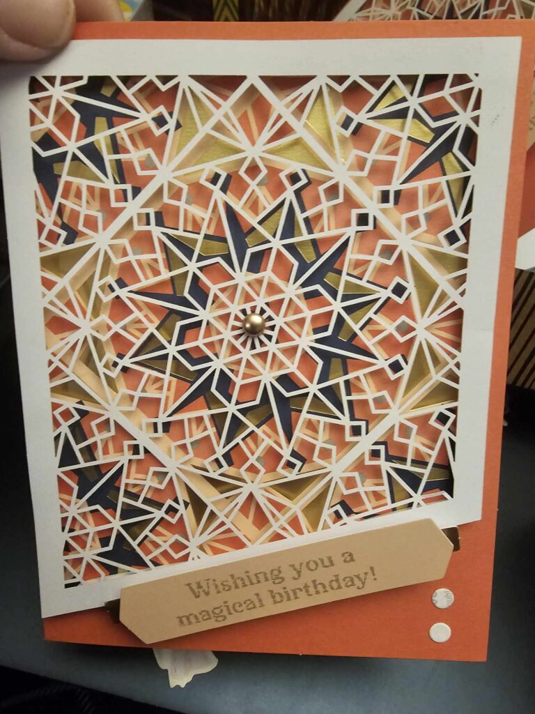 Colorful Kaleidoscope Kit Cards