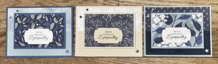 Peace On Earth and Peaceful Garden DSP – One Sheet Wonder using 3 different sheets of DSP