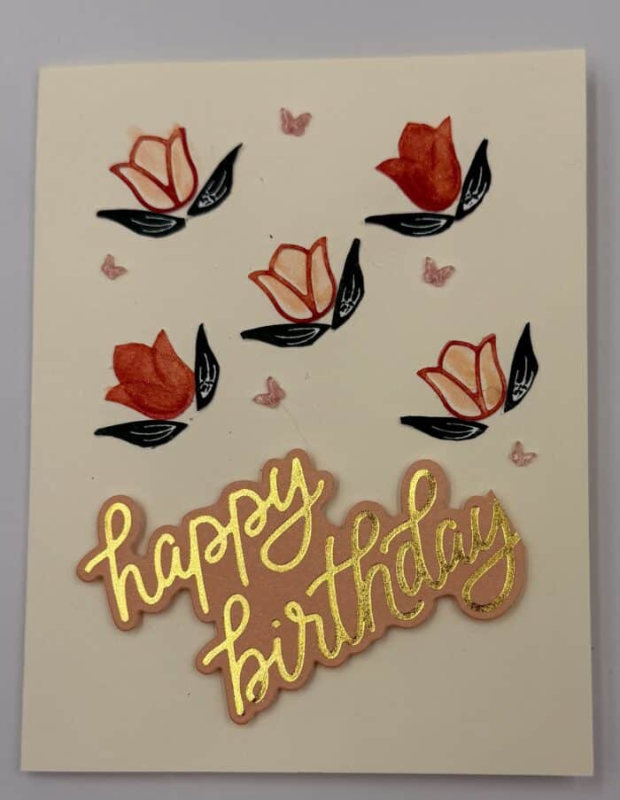 My favorite hot foil cards. Can you tell I’m addicted?